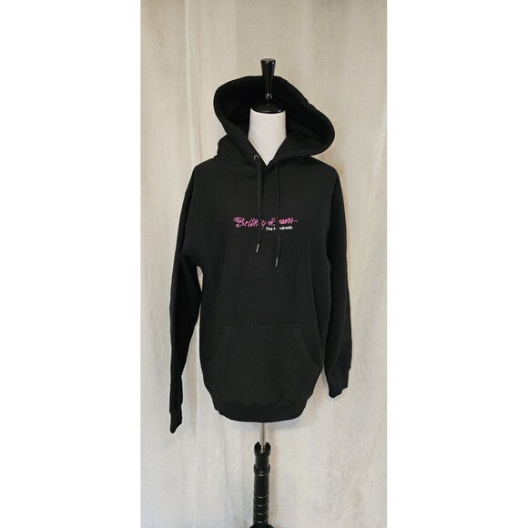 Britney Spears x The Hundreds Hoodie Black Medium NWT Graphic Pop Y2K Streetwear - Picture 1 of 5